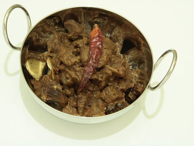 Fiery Kolhapuri-style lamb curry