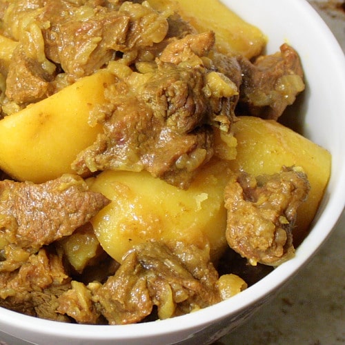 Mangsho Jhol, or lamb and onion curry