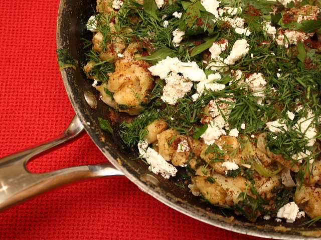 Butter beans with spinach, feta and sumac from Plenty by Yotam Ottolenghi