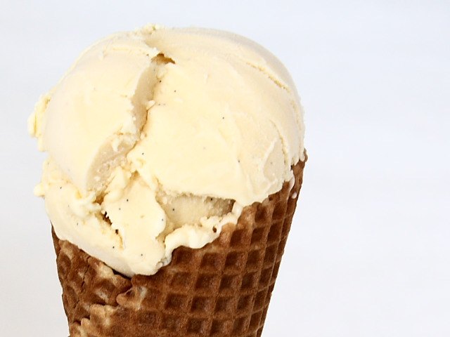 Classic vanilla ice cream