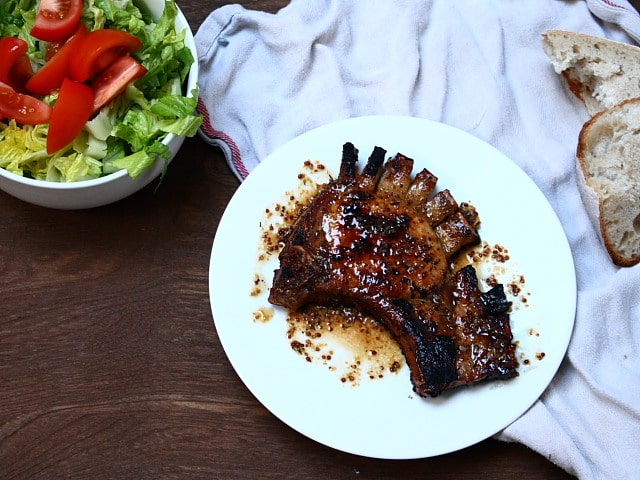 Citrus marinated pork chops, from the Ginger Pig, or why cooking should be simple.