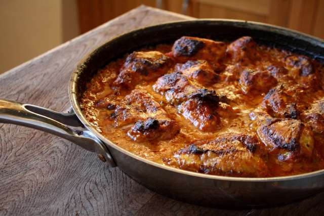 Baked chicken curry