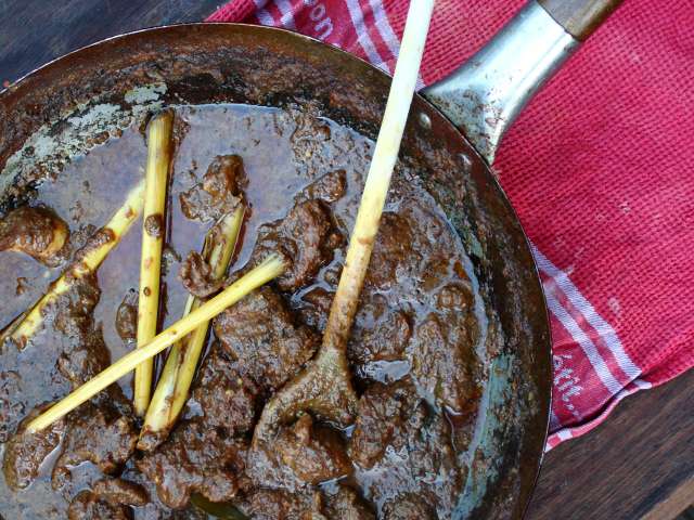 Rosemary Brissenden’s beef rendang, a classic Indonesian Sumatran dry curry