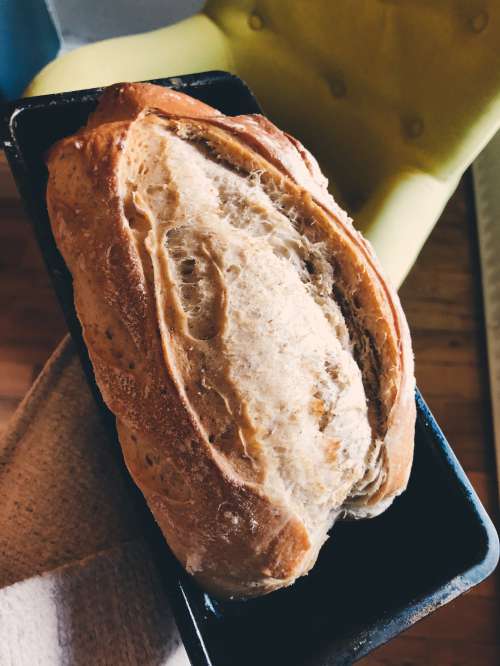 Bread dough pre fermentation